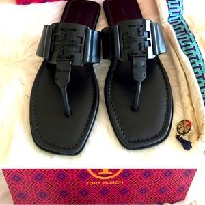 Tory Burch Georgia Leather Thong Sandals
